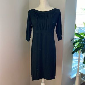 EUC Lewis Cho Black Knit Midi Dress